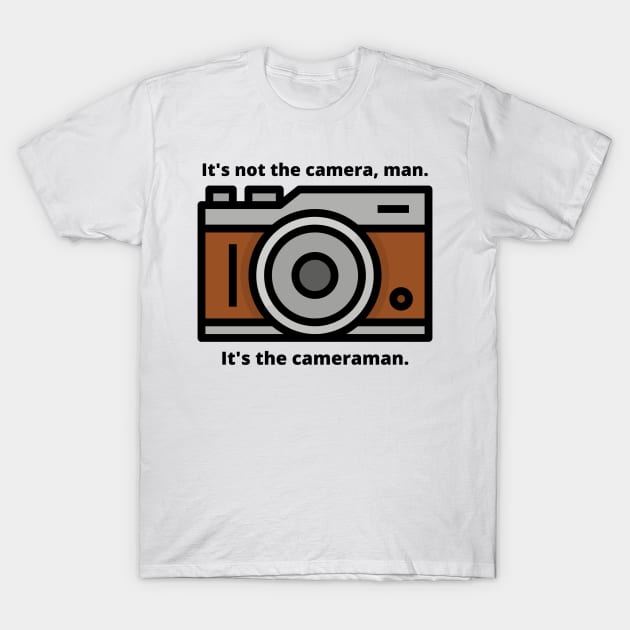 Cameraman T-Shirt by 4thesoul